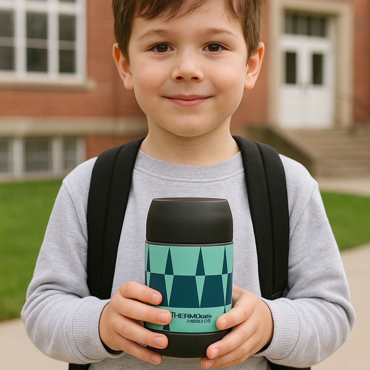 THERMOS - TERMO COMIDA KIDS ACERO INOXIDABLE AZUL 500 ML