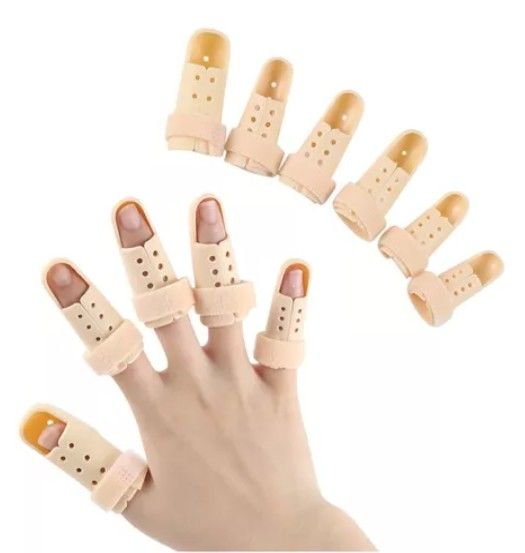 Ferula Inmovilizador De Dedo Ajustable Artritis De Extension Beige