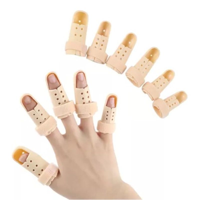 GENERICO - Ferula Inmovilizador De Dedo Ajustable Artritis De Extension Beige