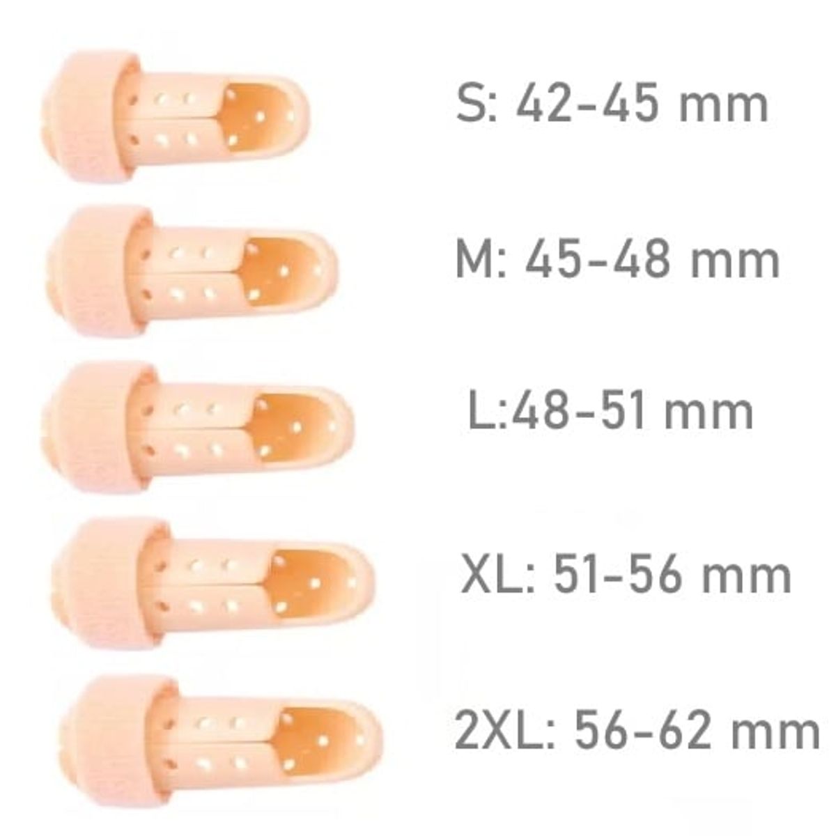 ONEDER - Ferula Inmovilizador De Dedo Ajustable Artritis De Extension Beige