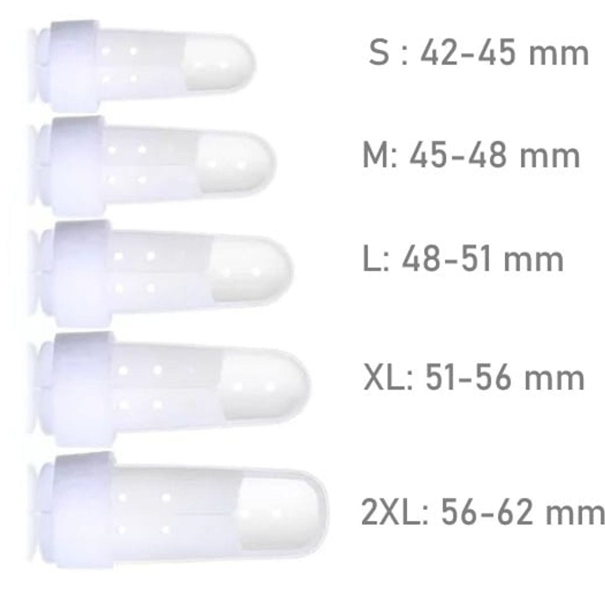 ONEDER - Ferula Inmovilizador Ajustable Para Dedo Artritis Pack 5 Unidades