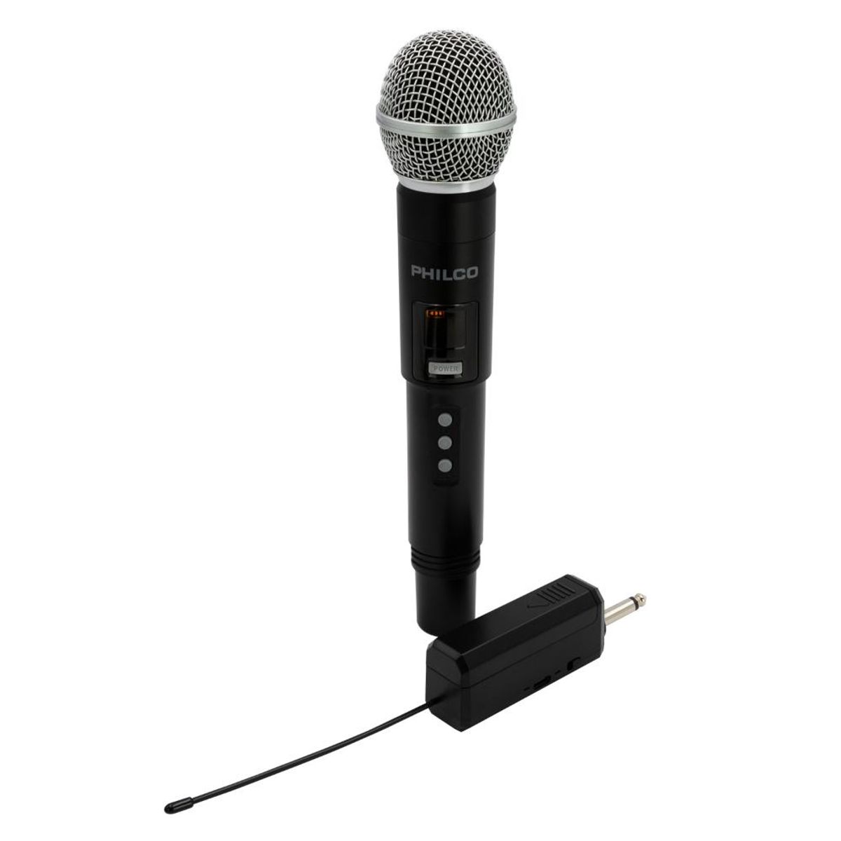 PHILCO - SET DE 2 MICRÓFONOS INALÁMBRICOS UHF