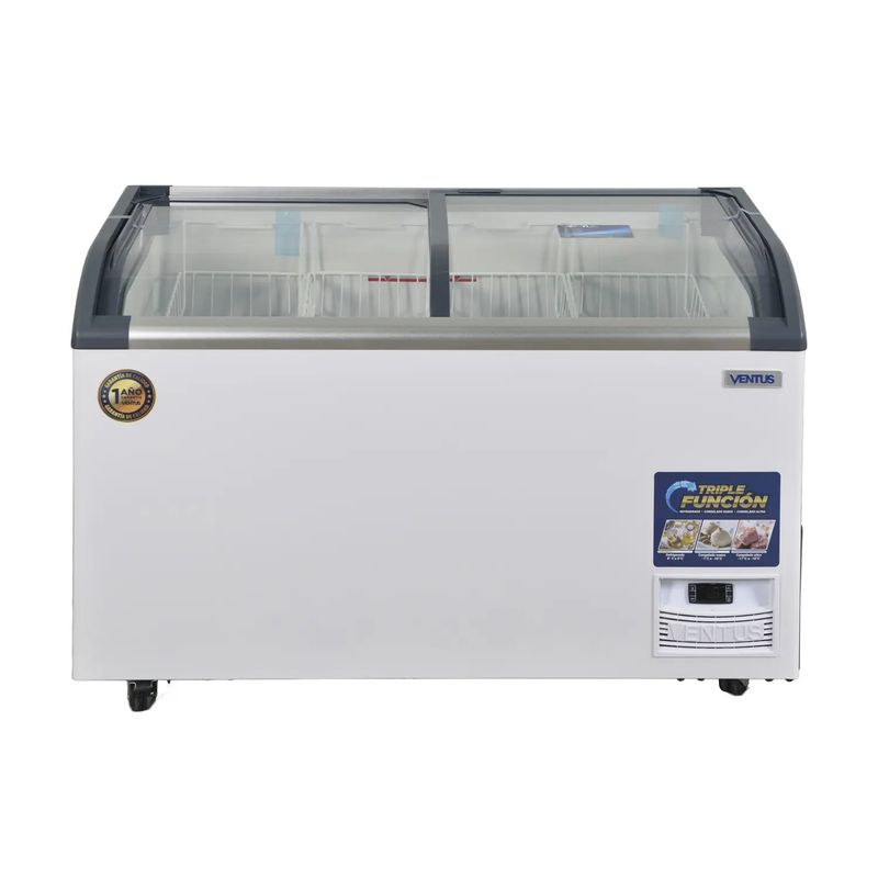 VENTUS - CONSERVADORA VIDRIO SEMI-CURV 420LTS PRO