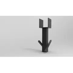 GENERICO - BASE CEMENTAR TERRAZAS PARA PILARES DE MADERA 4X4 95X95MM BASIKO