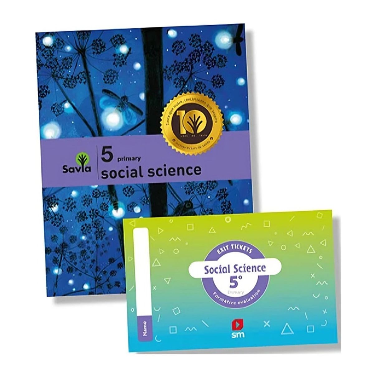 TOP10BOOKS - TEXTO Pack Social Science 5° Savia - Ediciones SM