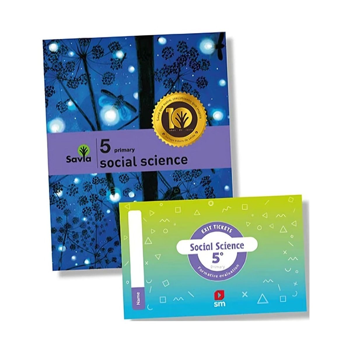 TOP10BOOKS - TEXTO Pack Social Science 5° Savia - Ediciones SM
