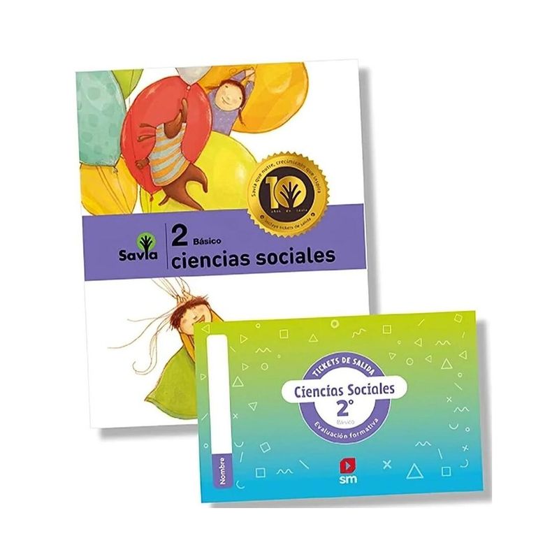 TOP10BOOKS - TEXTO PACK CIENCIAS SOCIALES 2° SAVIA