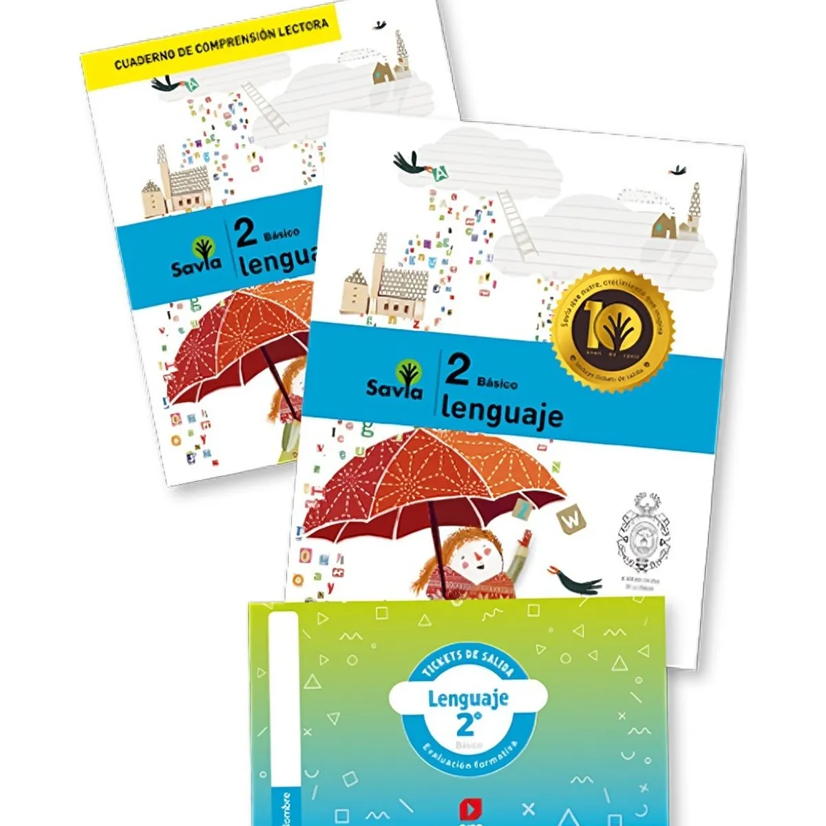 TOP10BOOKS - TEXTO Pack Lenguaje 2° Savia - Ediciones SM