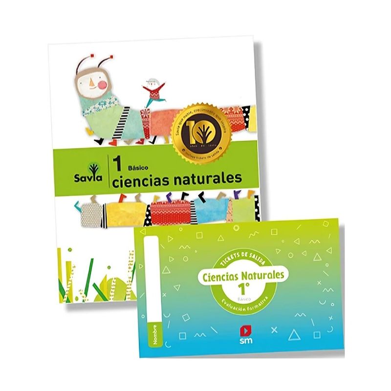 TOP10BOOKS - TEXTO PACK CIENCIAS NATURALES 1° SAVIA