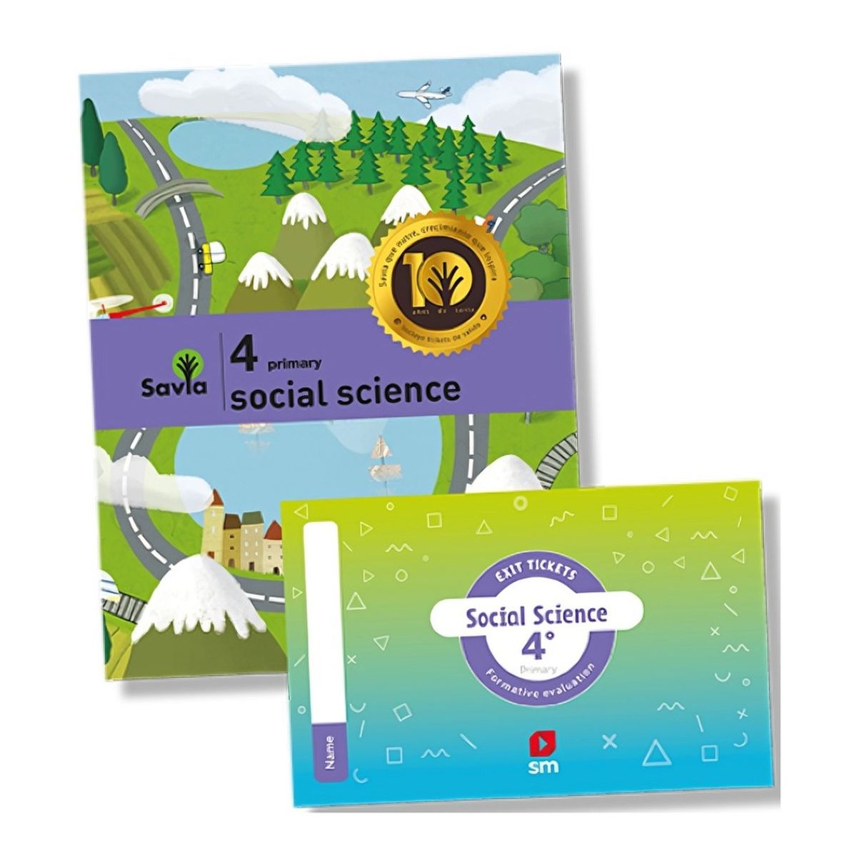 TOP10BOOKS - TEXTO Pack Social Science 4° Savia - Ediciones SM