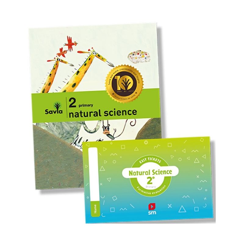 TOP10BOOKS - TEXTO PACK NATURAL SCIENCE 2° SAVIA