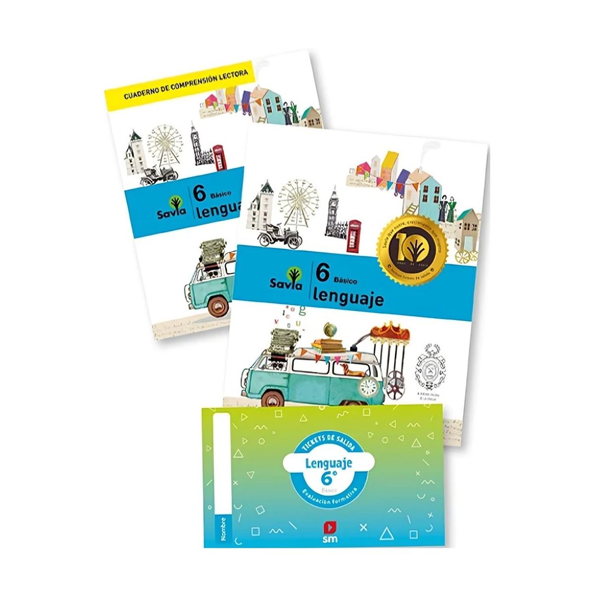 TOP10BOOKS - TEXTO Pack Lenguaje 6° Savia - Ediciones SM