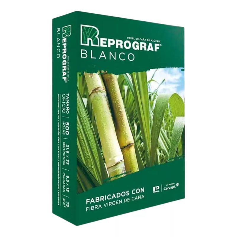 GENERICO - Resma Oficio Reprograf Bond X 500 Hojas De 75 g Blanco