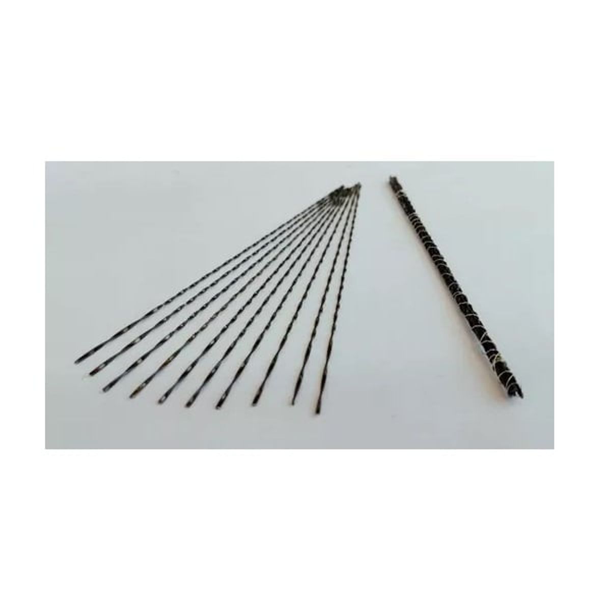 GENERICO - Pack 10 Hojas Espiral 130 mm – Para Sierra de Banco / Corte en Madera y Plástico