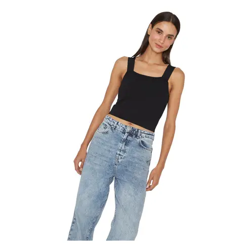 JACINTA TIENDA - Top Clara negro