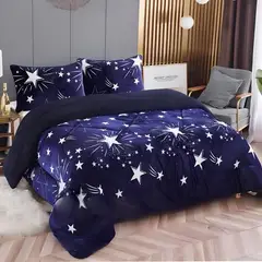 GENERICO - COBERTOR CHIPORRO AZUL KING +2 FUNDAS DE ALMOHADA