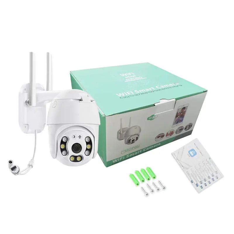 STARTECHOFFICE - Cámara de Seguridad WiFi 1080P Visión Nocturna Rotación 360° IP66