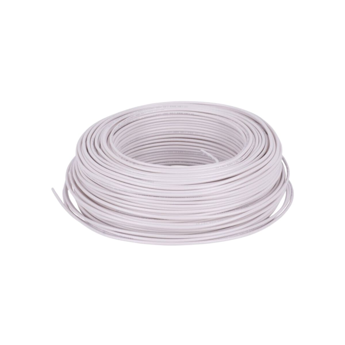 GENERICO - Cable Eva Flex Libre de Halogeno 1,5mm H07Z1-K  100 Metros Blanco