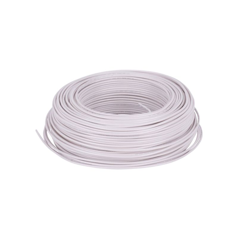 GENERICO - Cable Eva Flex Libre de Halogeno 1,5mm H07Z1-K  100 Metros Blanco