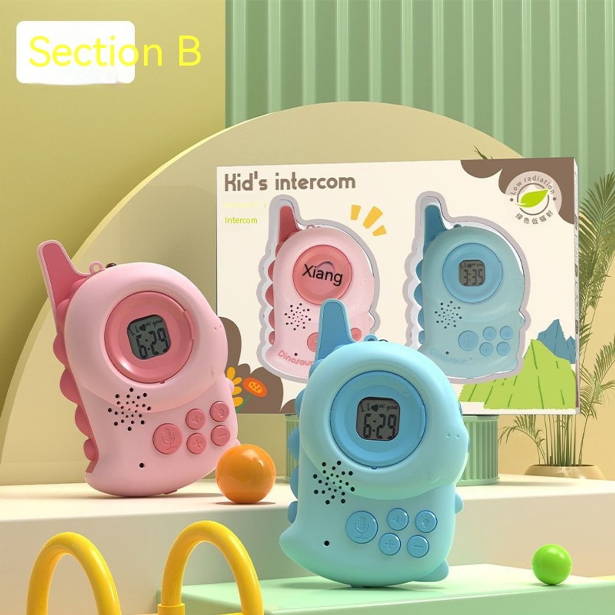 MAGIC KINGDOM - Walkie Talkie - Radio Intercomunicador Dinosario Para Niños