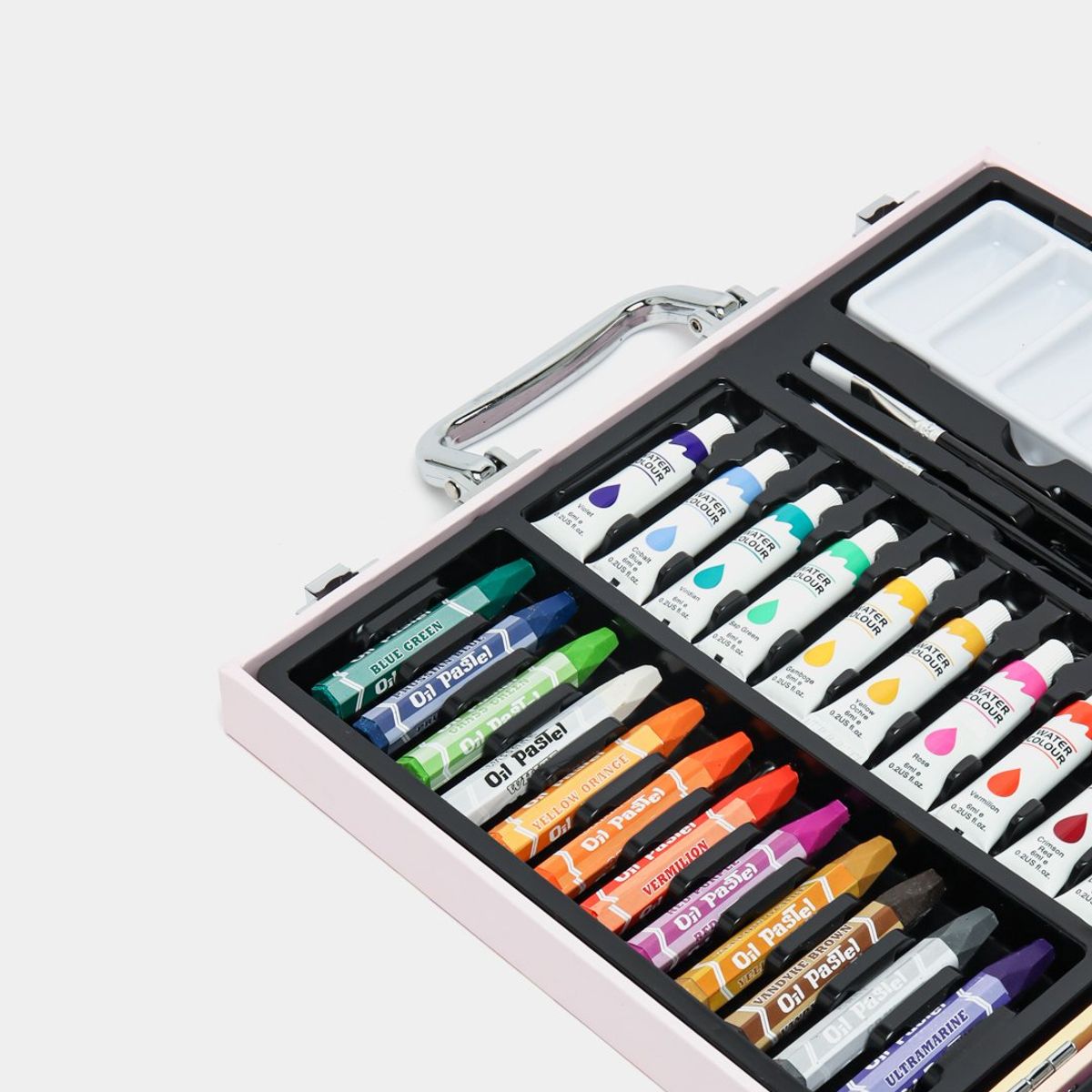 ODIS - Set De Dibujo Creativo Para Niños - Lapices - Rosa - 53pcs