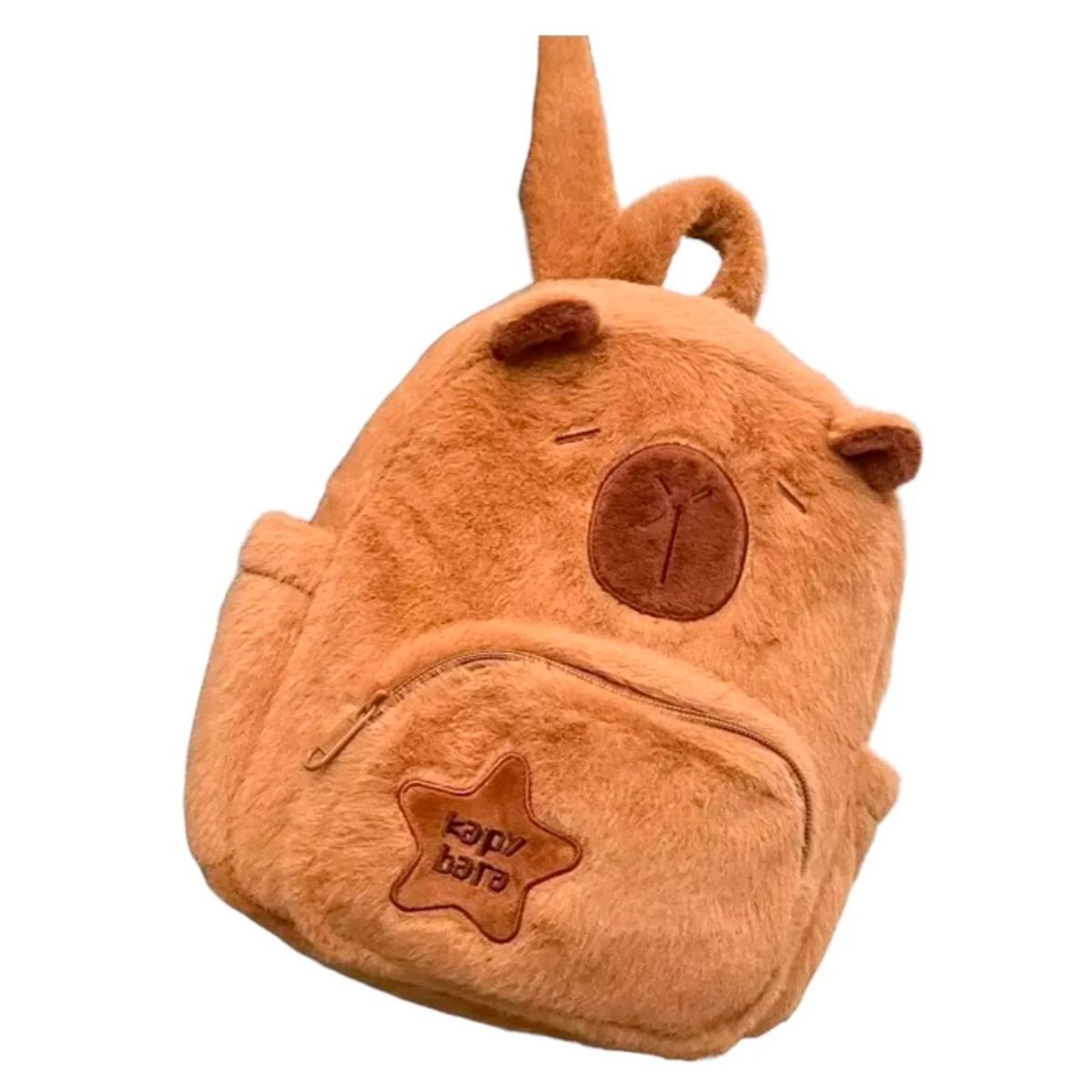 GENERICO - Mochila Capibara Felpa Carpincho Kawaii Cute Regalo