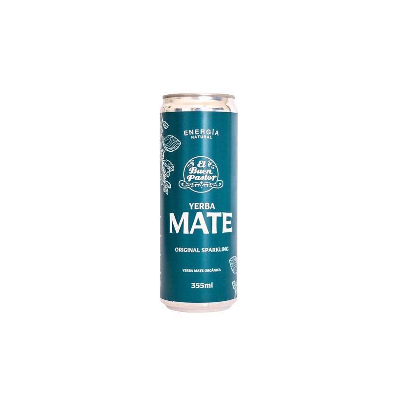 EL BUEN PASTOR - Bebida Yerba Mate Orgánica Energizante Natural 355ml
