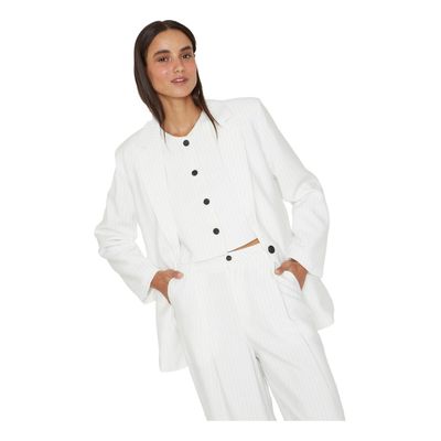Imagen 2 del producto Blazer Oxford rayas blanco