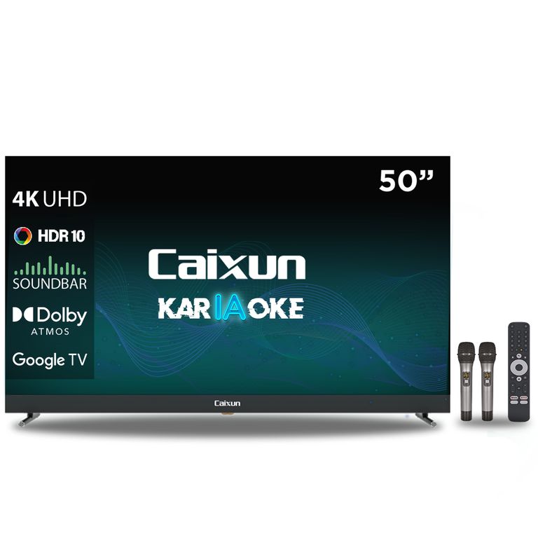 Smart TV LED 50 UHD 4K Karaoke Google TV C50VSUG