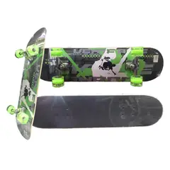 GENERICO - Skate Tabla Patineta Con Lija Ruedas Con Luces