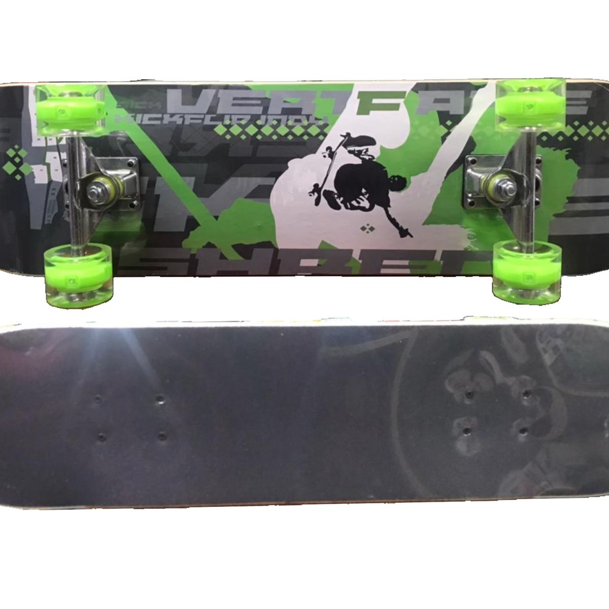 GENERICO - Skate Tabla Patineta Con Lija Ruedas Con Luces