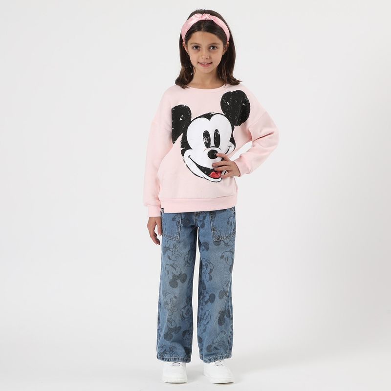 DISNEY - Jeans Niña Minnie Faces Azul Disney