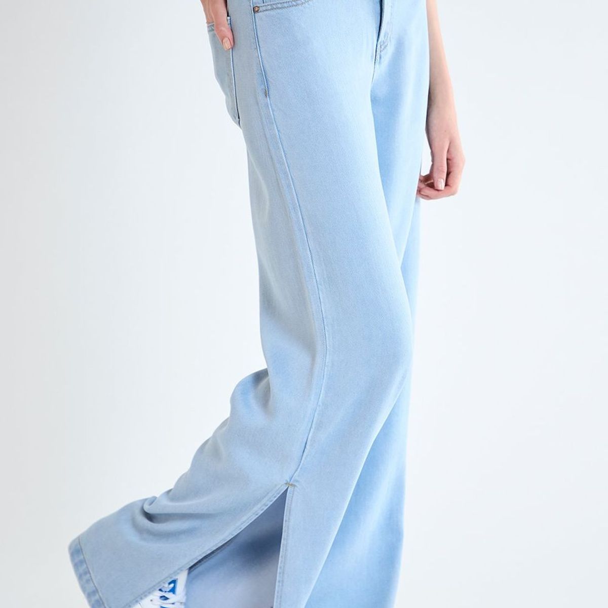 IO - Jeans Wide Celeste Mujer Io