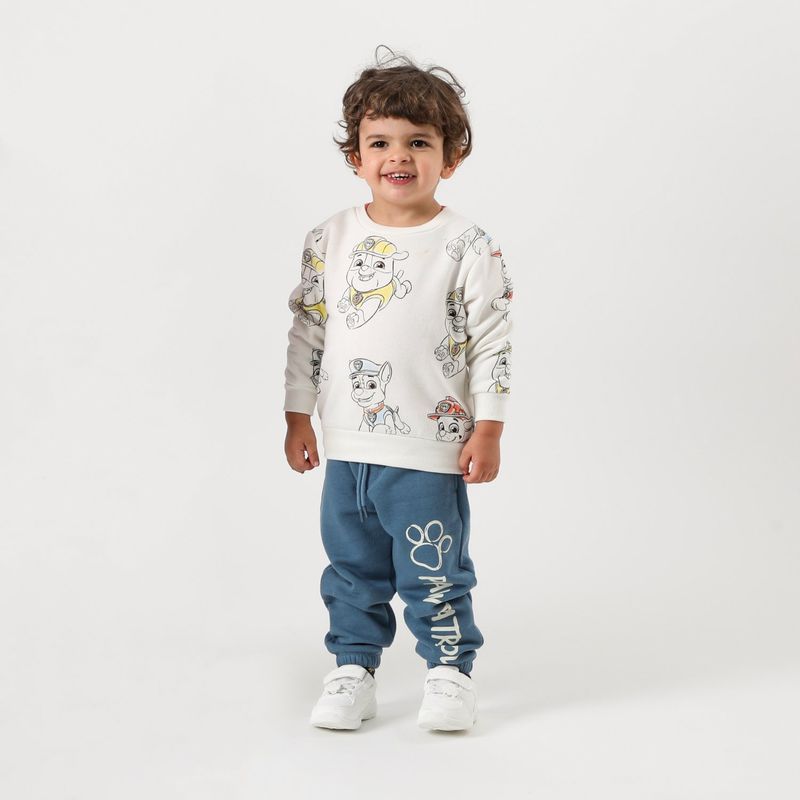 PAW PATROL - Buzo Niño Personajes Blanco Paw Patrol