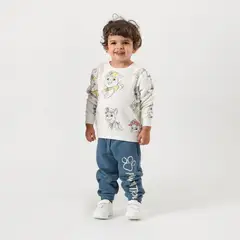 PAW PATROL - Buzo Niño Personajes Blanco