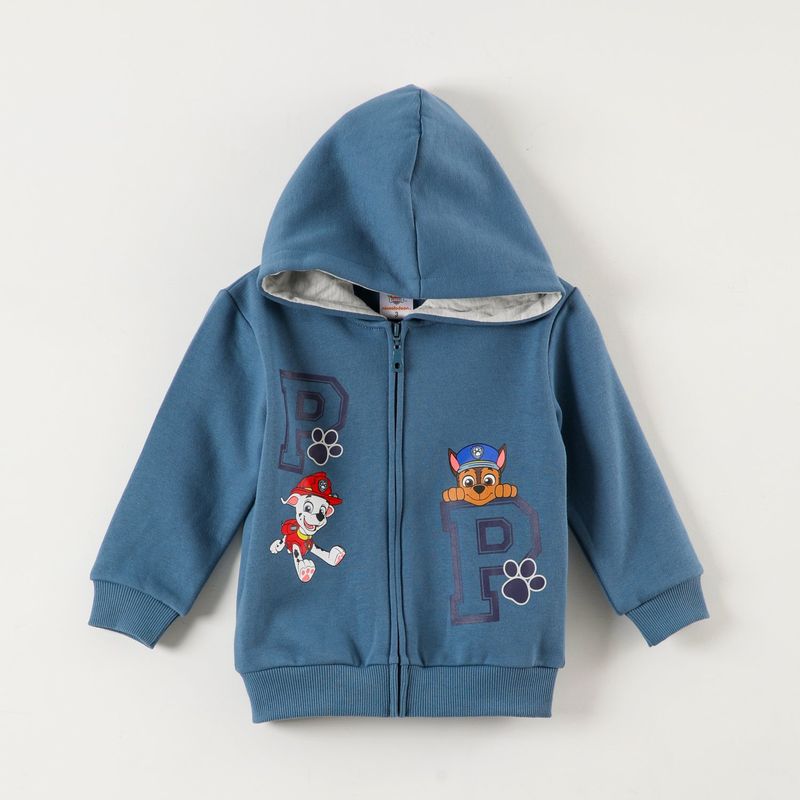 PAW PATROL - Poleron Niño Huellitas Celeste Paw Patrol