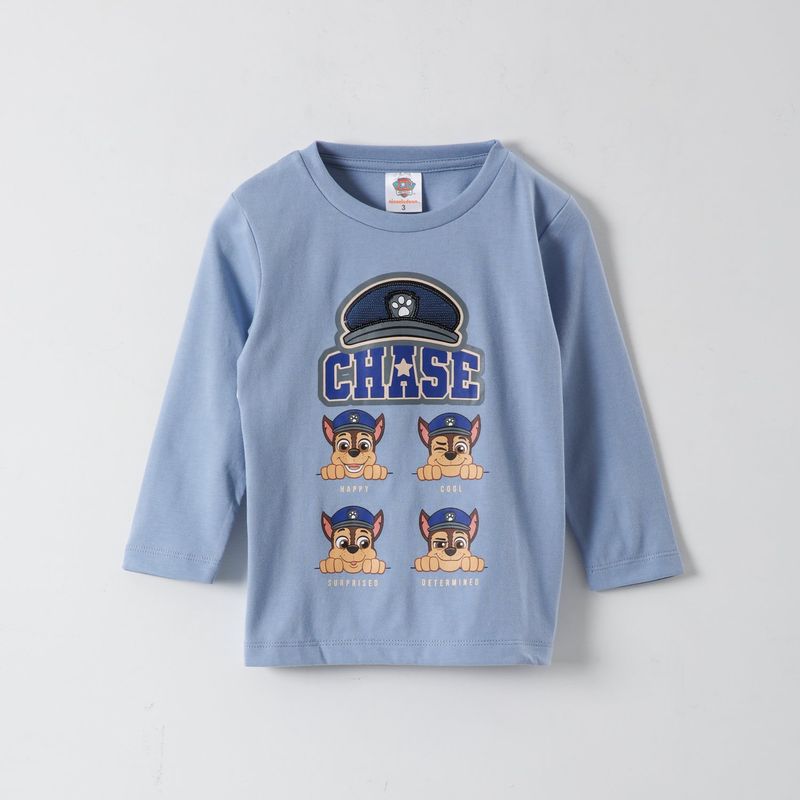 PAW PATROL - Polera Manga Larga Niño Happy - Cool Celeste Paw Patrol
