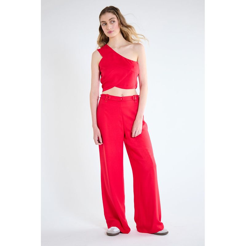 IO - Pantalon Rojo Mujer Io