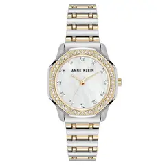 ANNE KLEIN - Reloj 5029MPTT Bicolor - Plateado