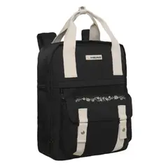 HEAD - Mochila Mujer Moda Omega Bordado Negro