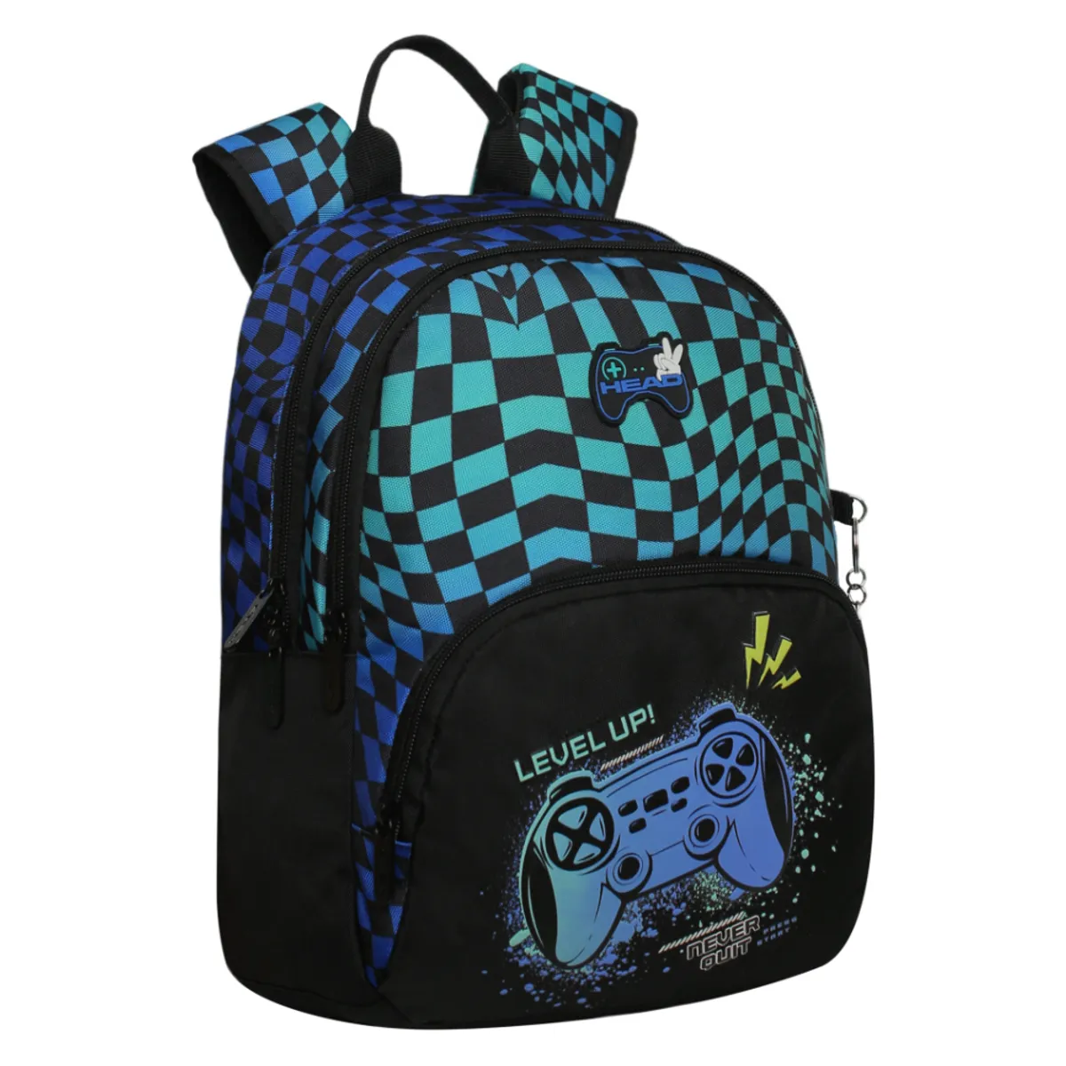 HEAD - Mochila Infantil Niño Gum Chess Gamer Negro Head