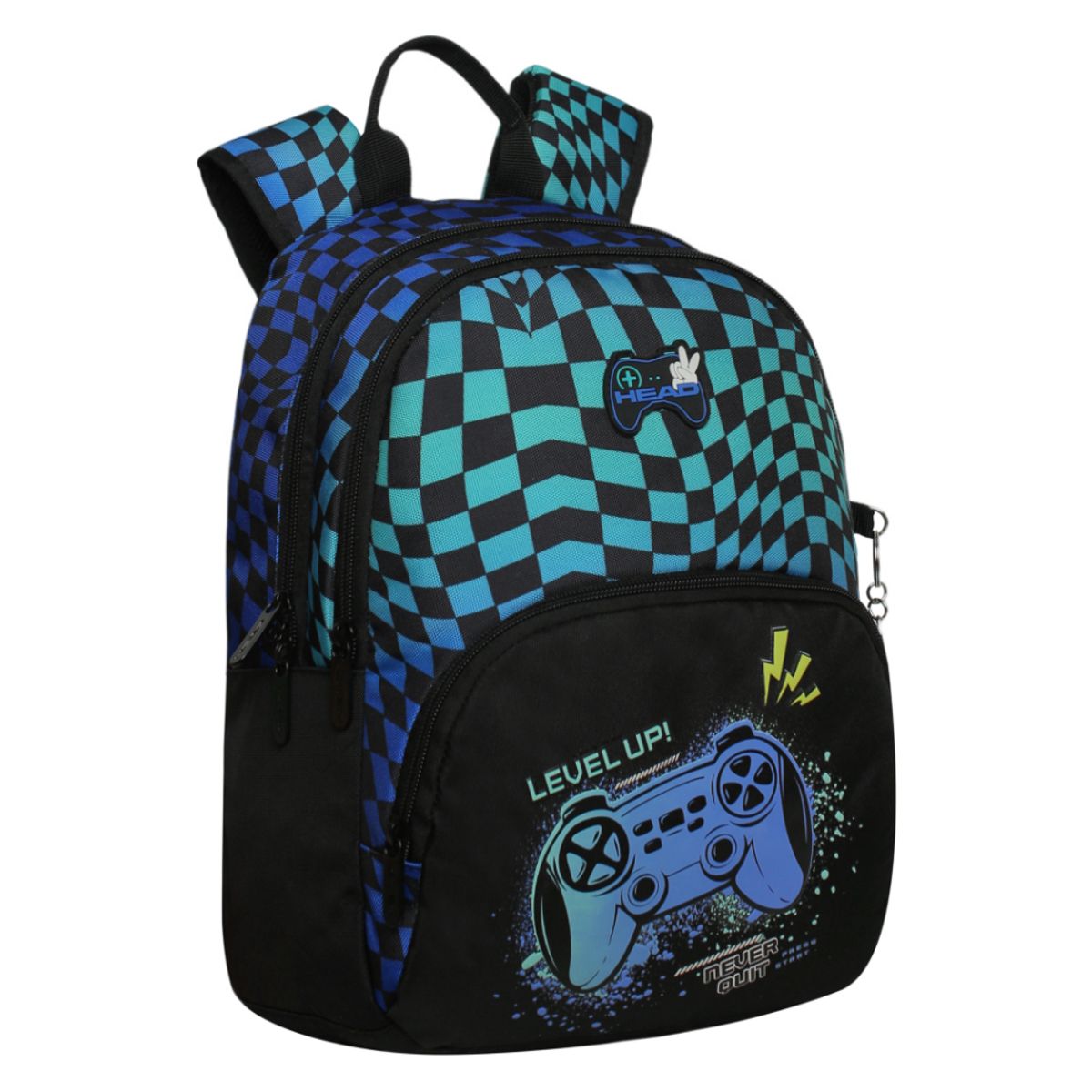 HEAD - Mochila Infantil Niño Gum Chess Gamer Negro Head