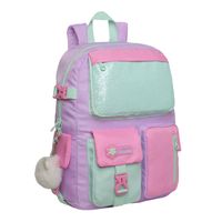 Mochila Mujer Kawaii Fusion Color Block Pastel