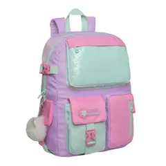 HEAD - Mochila Mujer Kawaii Fusion Color Block Pastel