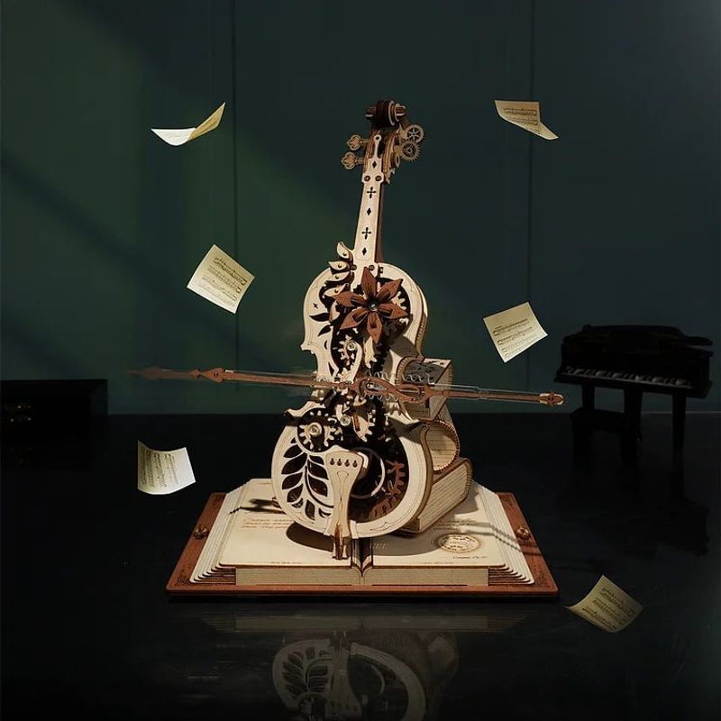 ROBOTIME - Puzzle 3D de Madera Magic Cello - Robotime ROKR