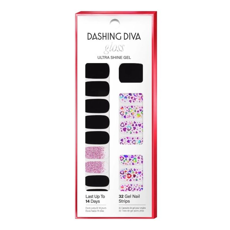 GENERICO - Uñas Adhesivas Gloss Ultra Shine Gel Negro