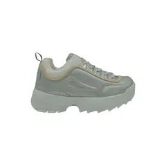PAND G - Zapatilla Plateada Plataforma Mujer
