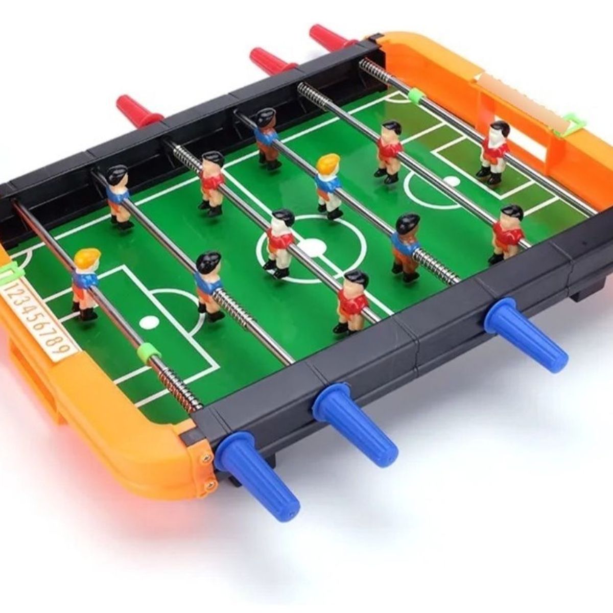GENERICO - Juego Mini Futbolito Mesa Mini Futbol Juguete Soccer Naranja