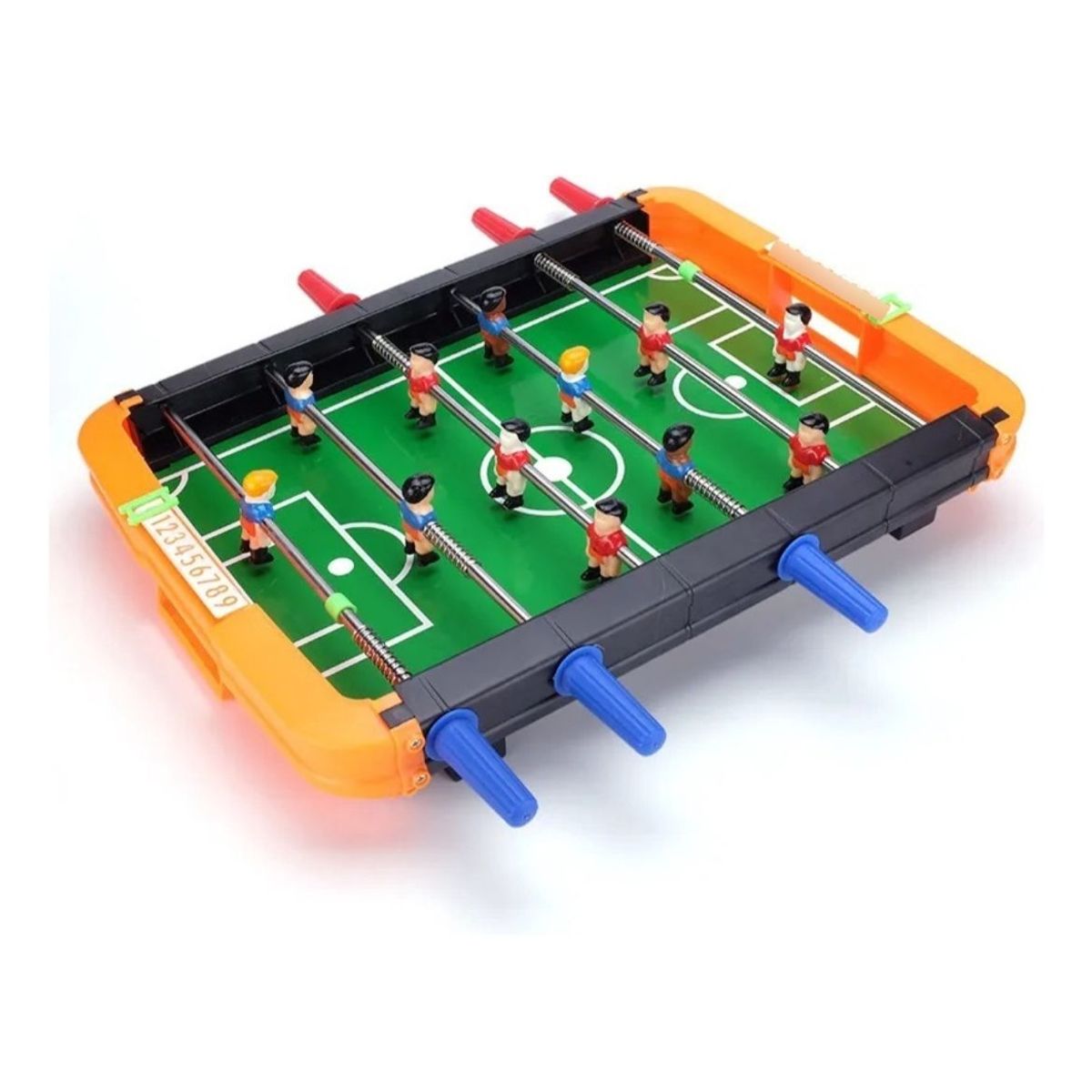 GENERICO - Juego Mini Futbolito Mesa Mini Futbol Juguete Soccer Naranja