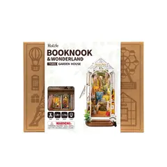 ROBOTIME - Separador de Libros Puzzle 3D Garden House -